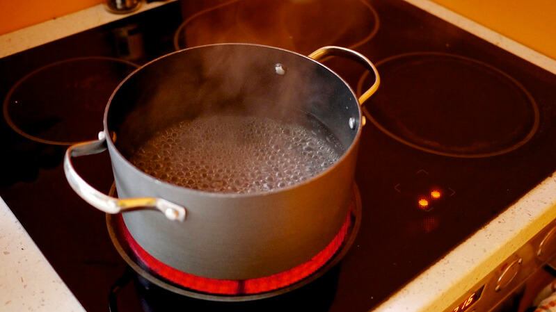 hot pot of water