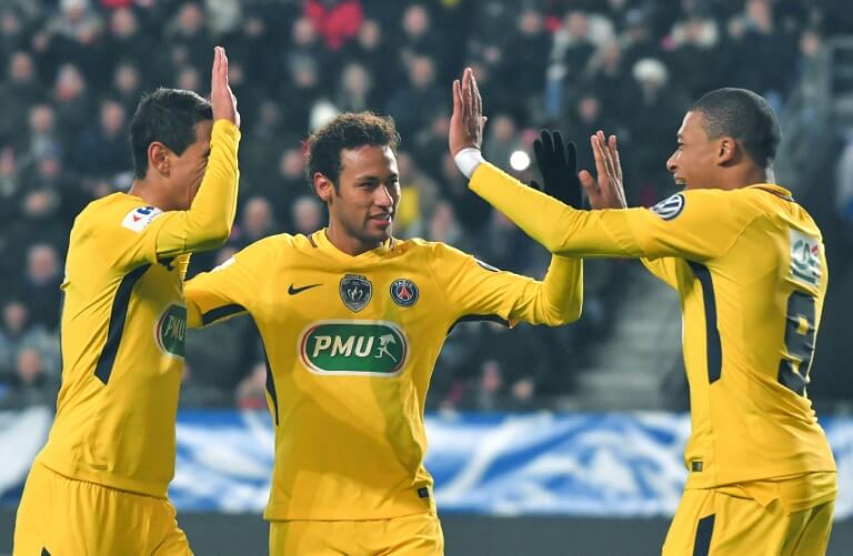 Neymar, PSG Run Riot In French Cup (1)