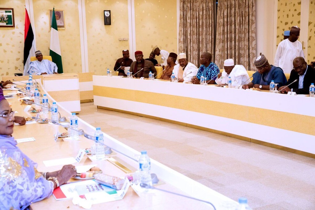 June-12-APC-Govs-on-congratulatory-visit-to-President-Buhari