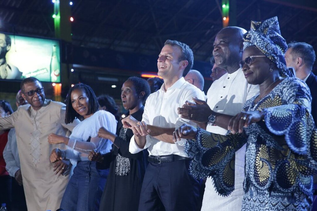 Macron-at-the-Afrika-Shrine-with-Lagos-State-Governor-Ambode