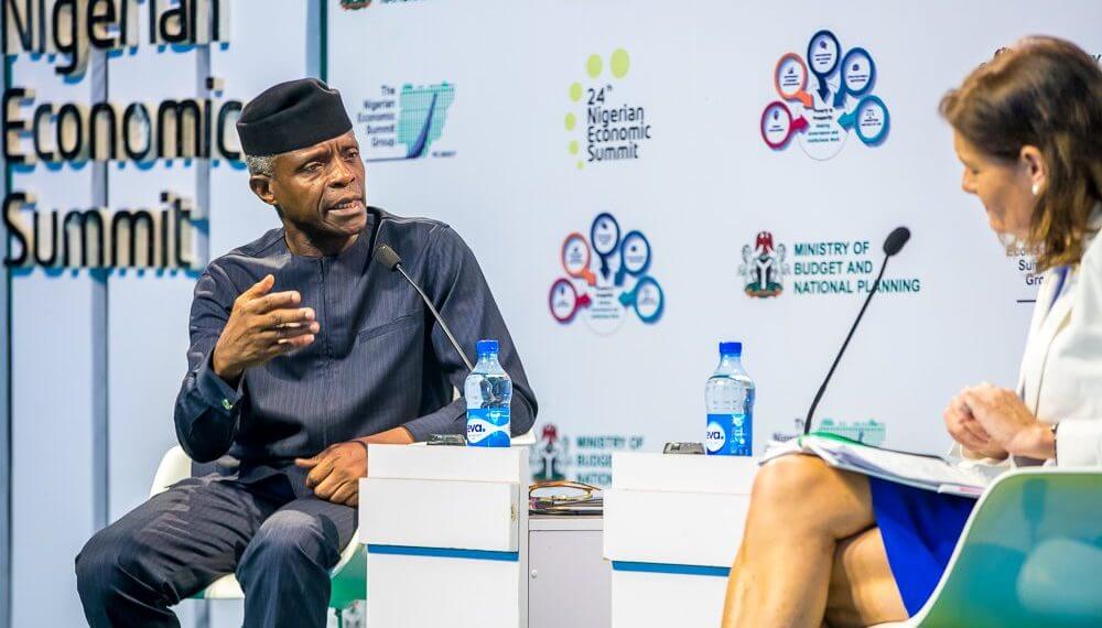 Yemi-Osinbajo-speaks-at-24th-Nigerian-Economic-Summit-in-Abuja-with-Ngaire-Woods