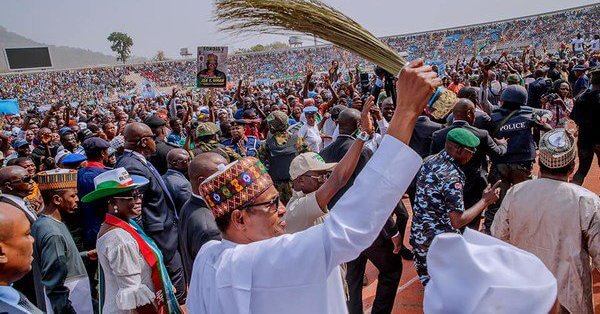 Image result for buhari in onitsha