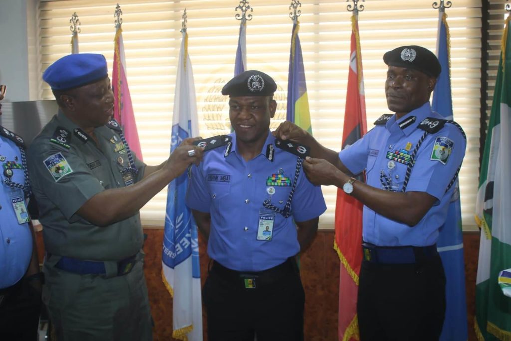 IGP Mohammed Adamu Decorates Frank Mba with New Rank