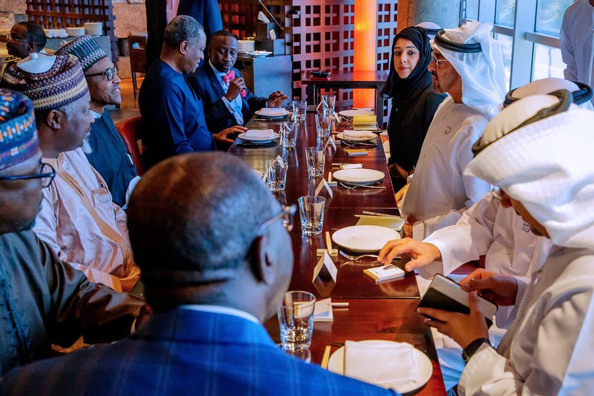 Buhari-Holds-Bilateral-Meeting-With-Crown-Prince-Of-Abu-Dhabi-