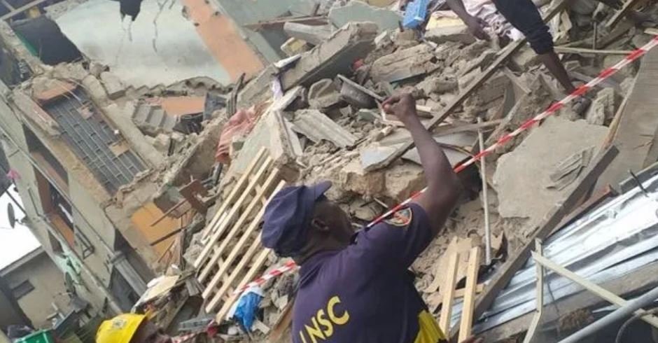 VIDEO: LASEMA Rescues Five As Another Building Collapses In Lagos – The  Whistler Nigeria