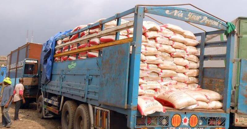 Nigerian-Customs-impounds-bags-of-imported-rice