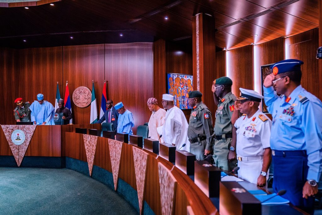 Buhari-summons-National-Security-Council-Meeting-January-30-2020
