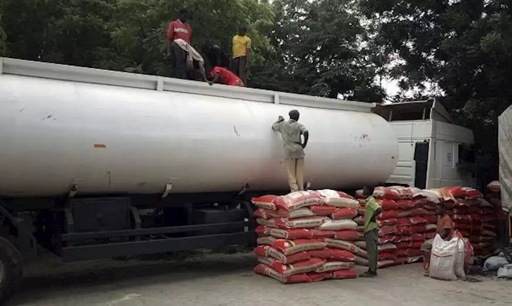 Rice-Concealed-In-Petrol-Tanker