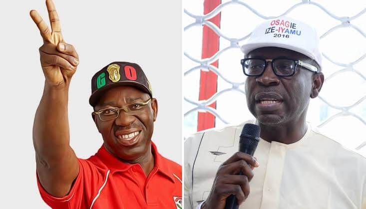 PDPs-Godwin-Obaseki-deafeats-APCs-Osagie-Ize-Iyamu-in-Edo-governorship-election