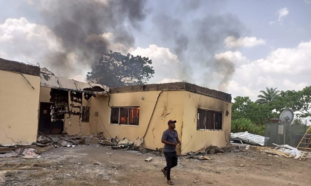 INEC-Ebonyi-Office-burnt-down