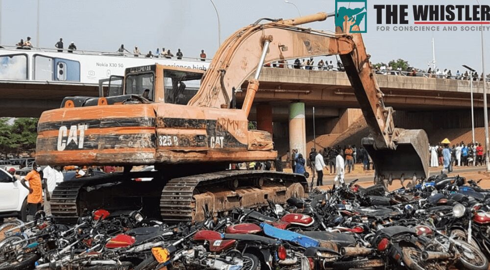 FCTA impound over 200 commercial motorcycles in the FCT.