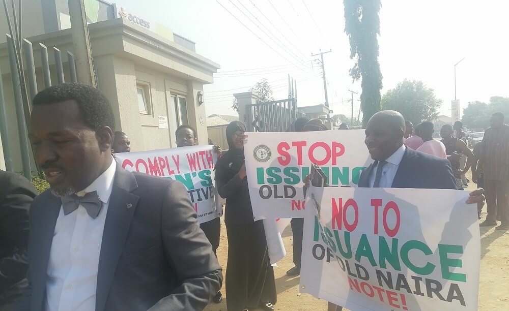 NBA-Leads-Protest-To-Abuja-Banks-Over-‘Hoarding-Of-New-Naira-Notes
