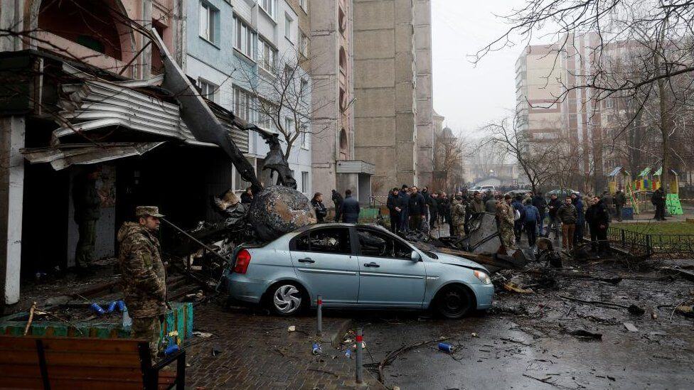Ukraine Interior Minister, 3 Children, 12 Others Die In Helicopter Crash