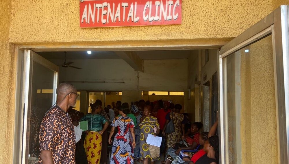 The Anti-natal session of Nyanya General hospital, Abuja