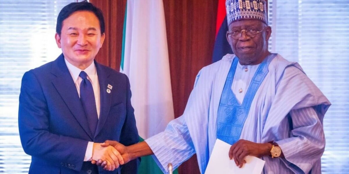 ‘Nigerian Youths Eager To Make Things Happen’ — Tinubu Tells South Korean Envoy On Trade, Investment