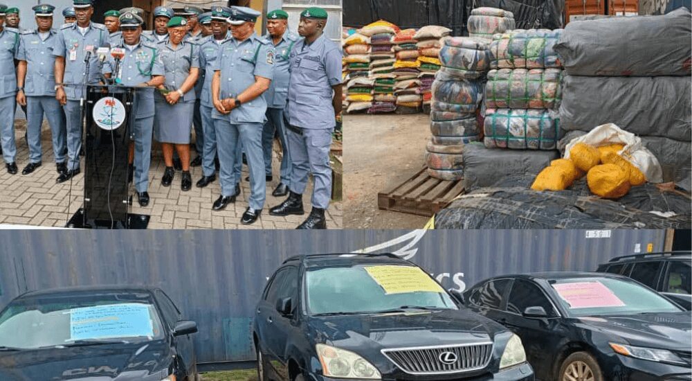Nigeria Custom Service intercepts trucks of rice, others in Lagos