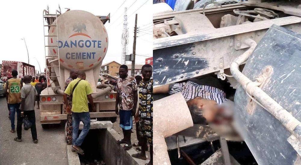 Mixer-Truck-Kills-Woman-In-Lagos