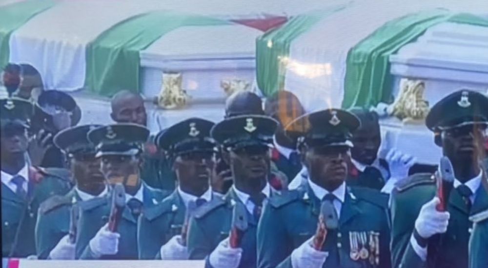 BREAKING: President Tinubu Attends Burial Ceremony Of Soldiers Killed In  Delta State – The Whistler Newspaper