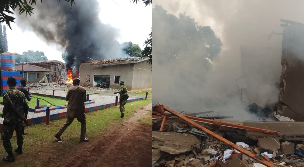 Explosion At Ilese Barracks, Ijebu-Ode, Ogun State