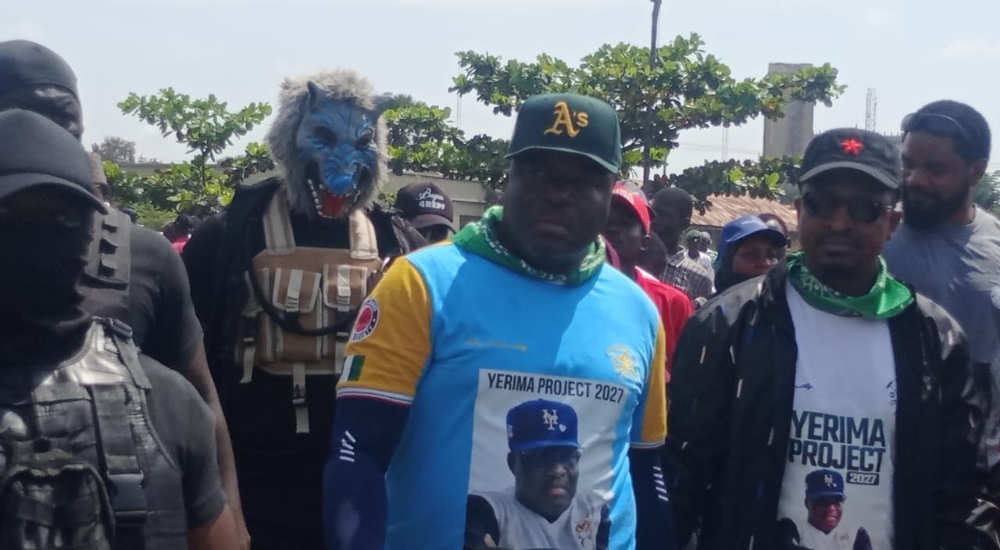 Bikers during Nigeria@65 celebration in Kaduna on Wednesday. Photos: Godwin Isenyo