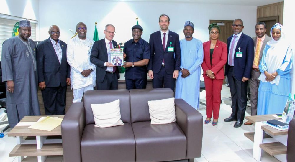 A courtesy visit by a high-level TotalEnergies delegation