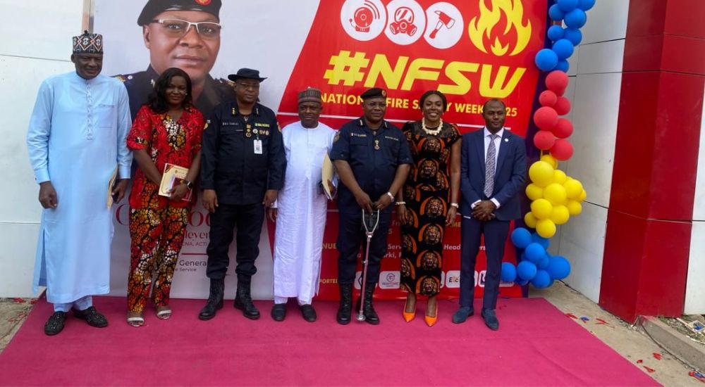 DCG Muazu Tambari With Former Board chairman, and Alhassan Yakmut former Board Chairman, Civil Defense, Immigration, Correctional Service and Fire Service.