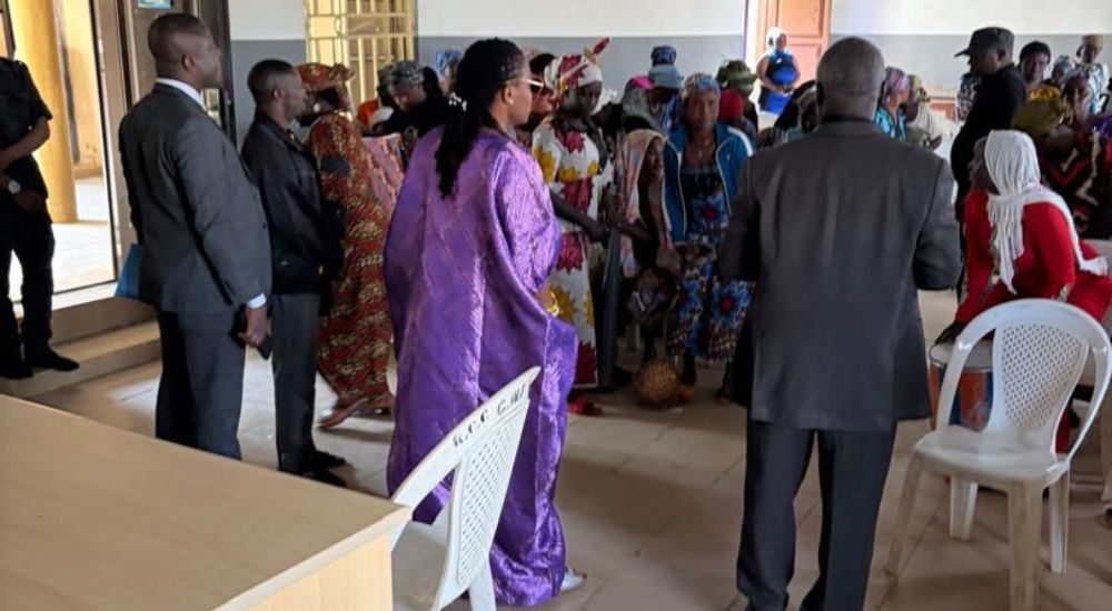 Senior Special Assistant on Community Engagement, Dr Abiodun Essiet, at a Town Hall meeting with delegates from various local government areas, traditional rulers, women, and youth leaders in Jos, Plateau State