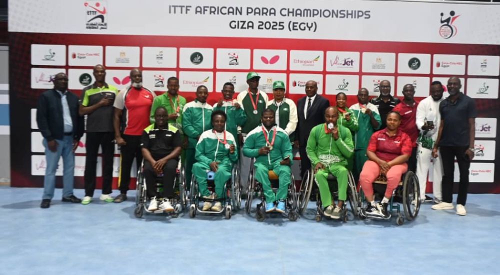 Nigeria Dominate ITTF Africa Para Championships With Six Gold Medals