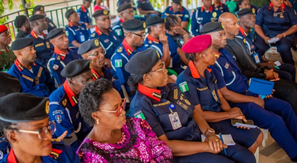 A cross-section of NSCDC personnel