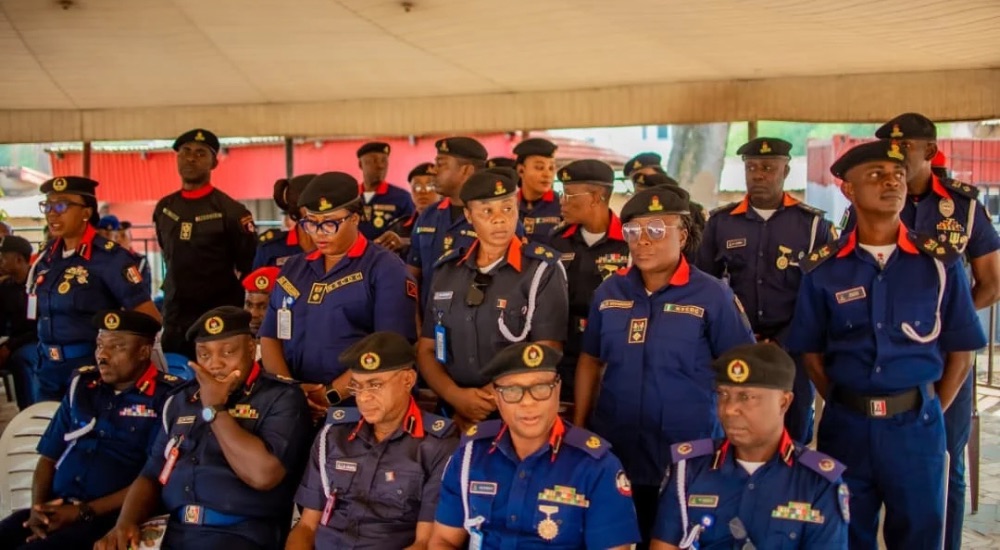 A cross-section of NSCDC personnel