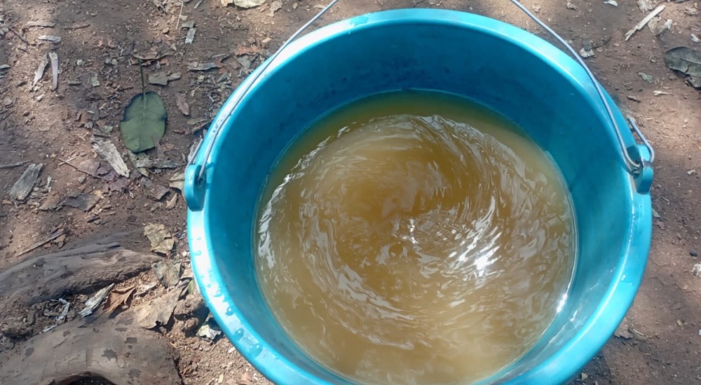 Grey water from the well