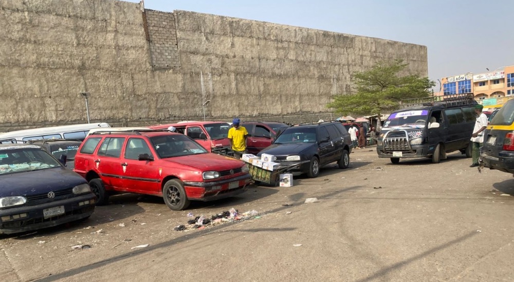 Inside Mallam Kato park where controlled drugs are sold in daylight. PC: Lukman Abdulmalik.