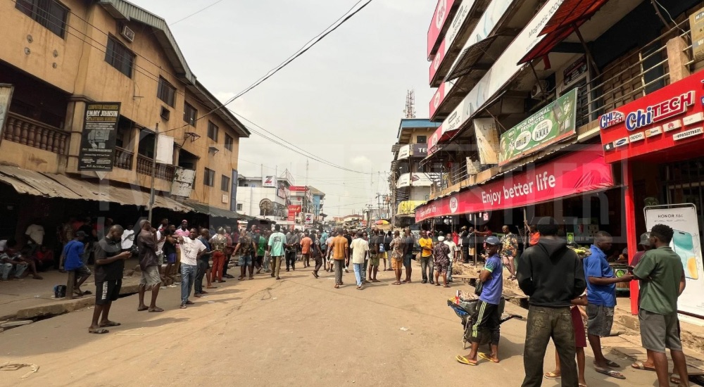 Traders in Emeka Ofor, Main Market, Onitsha.
