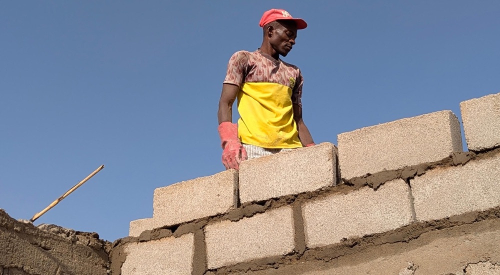 Abubakar Umar, a bricklayer