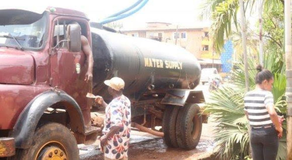Water Tanker Drivers In Enugu Blame War In Iran For Hike In Charges
