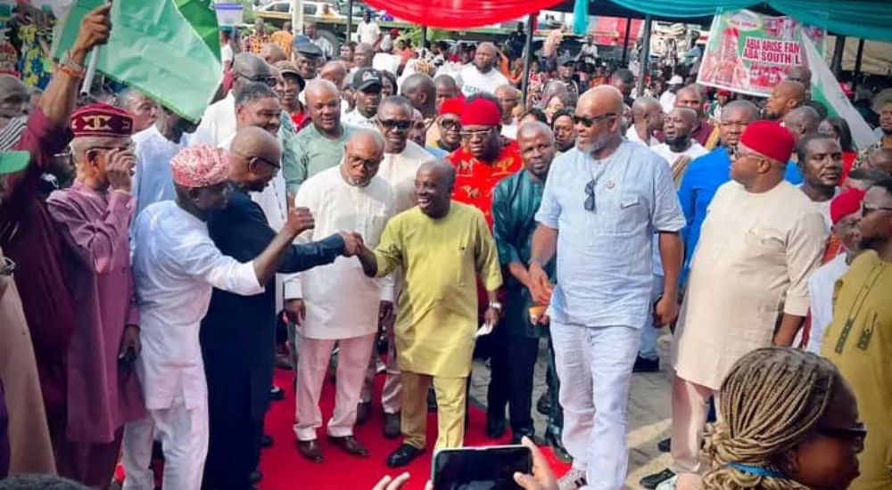 Abia PDP Stakeholders Dump Party, Endorse Otti For 2027