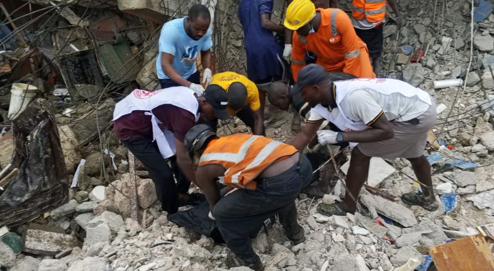 Eight Dead, 26 Rescued After Lagos Building Collapse