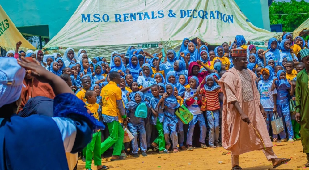 pictures of primary pupils at Yahaya Abdulkareem Primary School during the International Day of Play 4 Beyond Fun: How Play Helps Children Learn