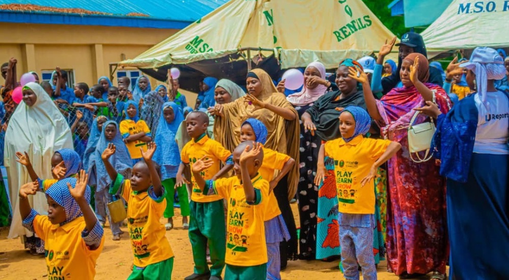 pictures of primary pupils at Yahaya Abdulkareem Primary School during the International Day of Play 5 Beyond Fun: How Play Helps Children Learn