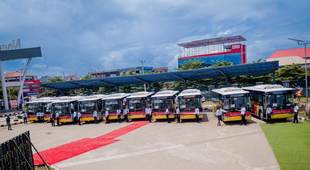 Otti Unveils 20 More Electric Buses, Orders Crackdown On Traffic Offenders