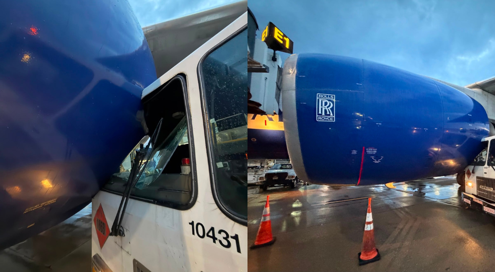 Untitled design 16 PHOTOS: Truck Crashes Into British Airways Plane At US Airport